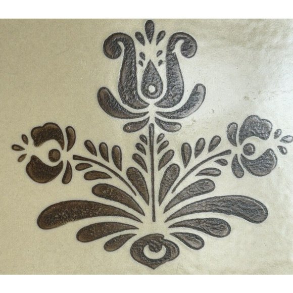 Pflatzgraff Village Tan/brown Serving Platter 13  5/8”x 9  1/2” Vintage 1977 USA - Picture 2 of 12